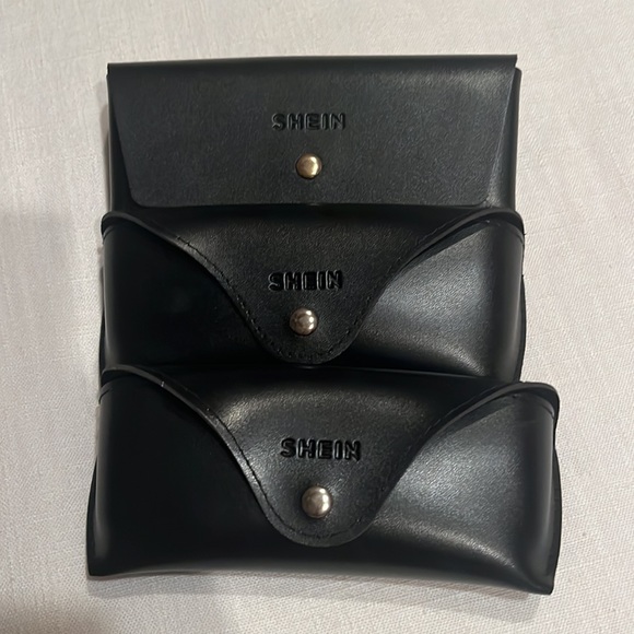 THREE NEW Fashion Sunglasses Cat Eye Thin Thick Tortoise Black SHEIN - Picture 4 of 4